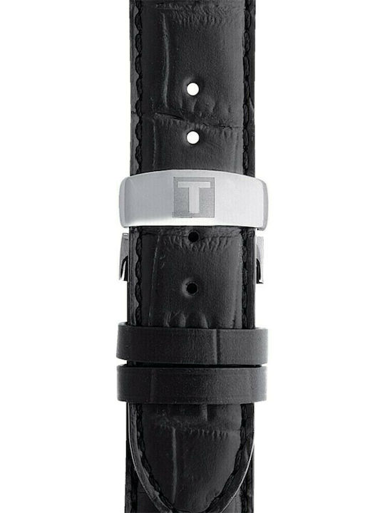 Tissot Le Locle Powermatic 80 Ceas Bărbătesc 39mm Automat cu Negru Curea din Piele
