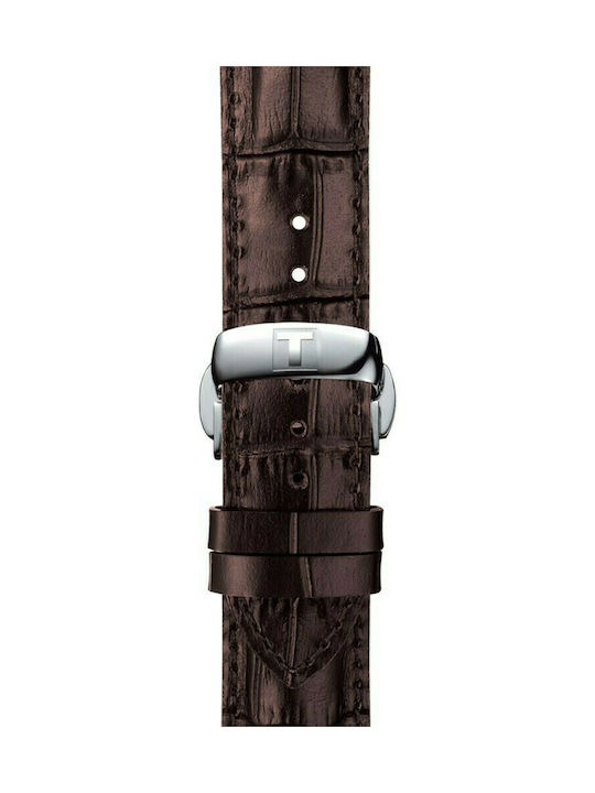 Tissot T-Classic Ballade Powermatic Ceas Automat cu Maro Curea de piele