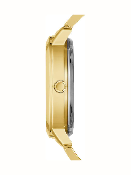 Guess Γυναικείο Ρολόι 36mm Μπαταρίας με Χρυσό Μεταλλικό Μπρασελέ