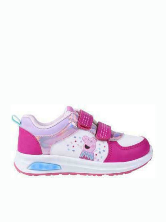 Disney Παιδικό Sneaker με Σκρατς για Κορίτσι Ροζ