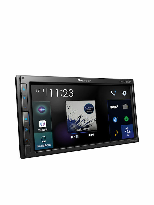 Pioneer Ηχοσύστημα Αυτοκινήτου 2DIN (Bluetooth/USB/AUX) με Οθόνη Αφής 6.8"