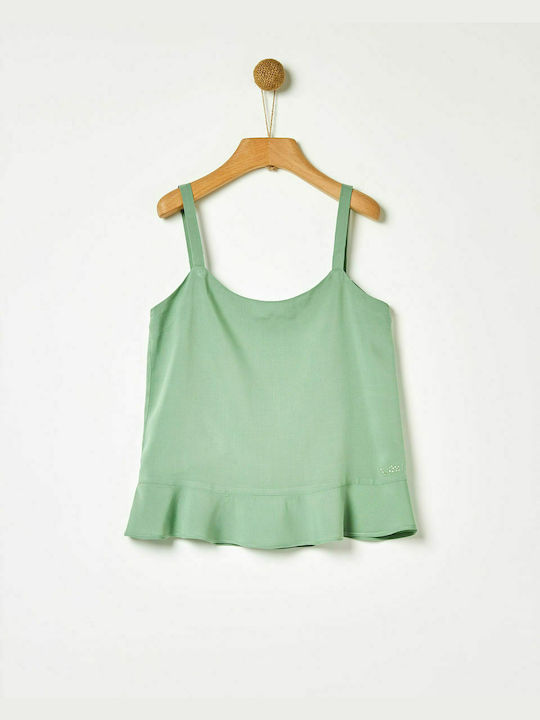 Yell Oh! Kids Blouse Sleeveless Green