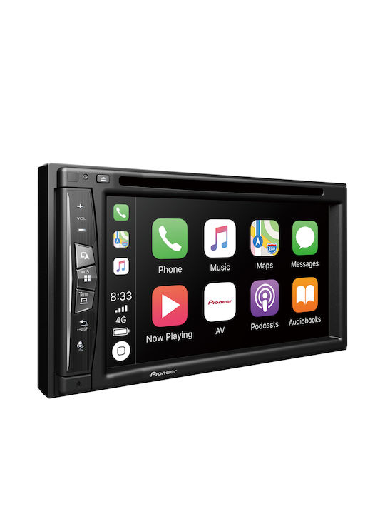 Pioneer Car Audio System 2DIN (Bluetooth/USB/AUX/WiFi/GPS/Apple-Carplay/Android-Auto) with Touch Screen 6.2" & Detachable Face