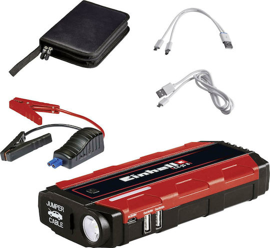 Einhell CE-JS 12 Portable Car Battery Jump Starter 1000mAh with Power Bank / USB / Φακό 12V
