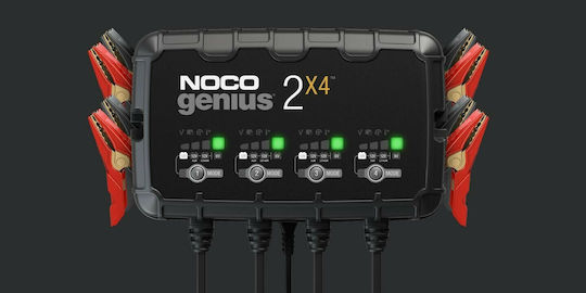 Noco Genius 2x4 Зарядно Устройство И Поддържане На Автомобилни И Мотоциклетни Батерии 6/12V