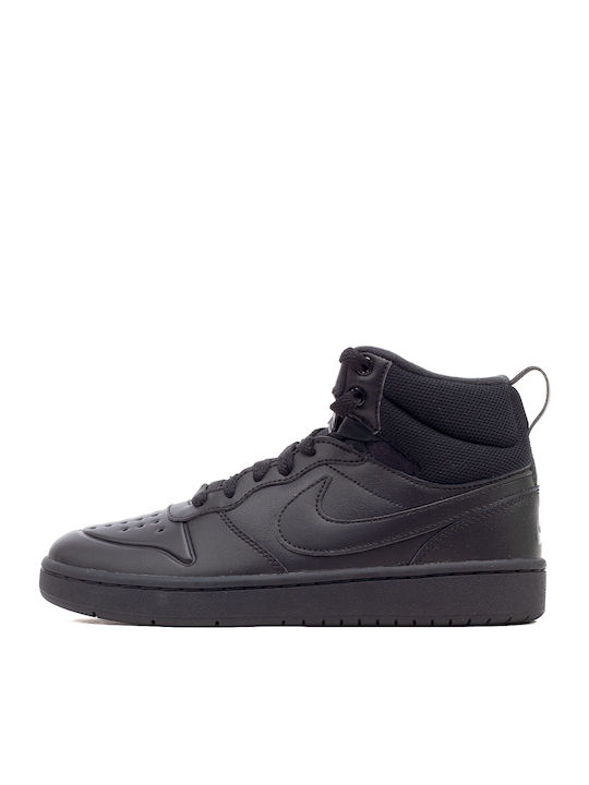 Court Borough Mid 2 Boot Gs Παιδικά Sneakers High Μαύρα