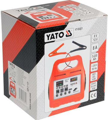 Yato Φορτιστής Μπαταρίας Αυτοκινήτου YT-8301