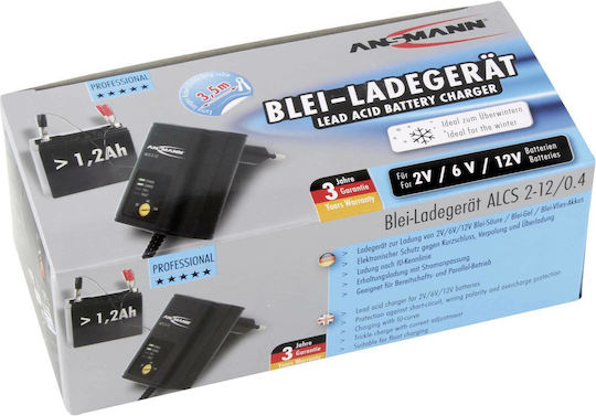 Ansmann ALCS2-12/0.4 Batterieladegerät Auto & Motorrad 12V
