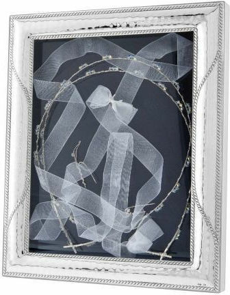 Prince Silvero Hochzeitskronen-Etui Fotografierahmen Rechteck Silver/White 24x18εκ. Prince Silvero Hochzeitskronen-Etui Fotografierahmen Rechteck Silver/White 24x18εκ.
