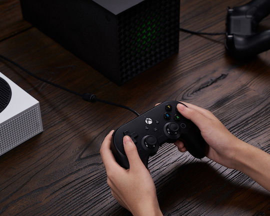 8Bitdo Pro 2 Wired Gamepad for PC / Xbox One / Xbox Series Black