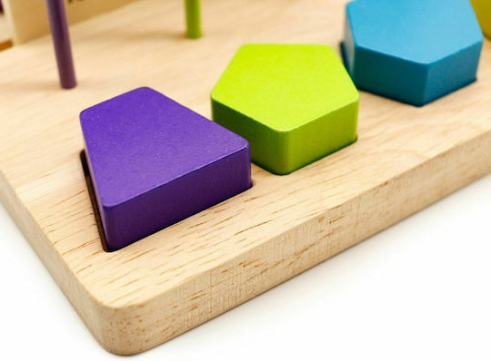 Ecotoys Άβακας Άβακας από Ξύλο για 1-3 Ετών