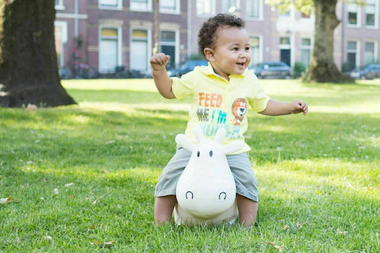 Hoppimals Hop Hop Cow for 1+ years Years White 27cm.
