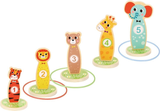 Tooky Toys Outdoor Sports Toys Wooden Corinas with Rings