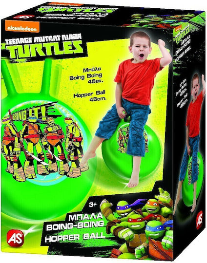 AS Хоп Хоп Топка Turtles Boing Boing За 3+ Години Зелена