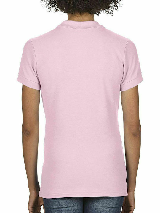 Gildan Women's Short Sleeve Promotional Blouse Light Pink