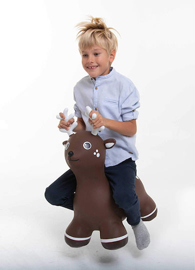Gerardo’s Toys Hop Hop Deer for 1+ years Years Brown 18cm.