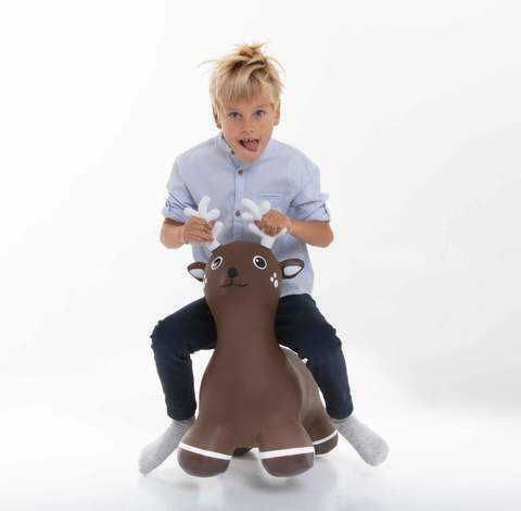 Gerardo’s Toys Hop Hop Deer for 1+ years Years Brown 18cm.