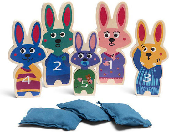 BS Toys Game Target Practice Outdoor Bunnies in a Row