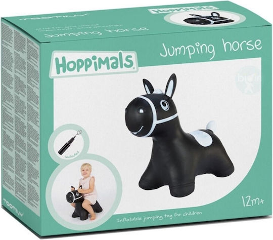 Hoppimals Hopa Hopa Căluț pentru 1+ ani Ani Negru 50cm.