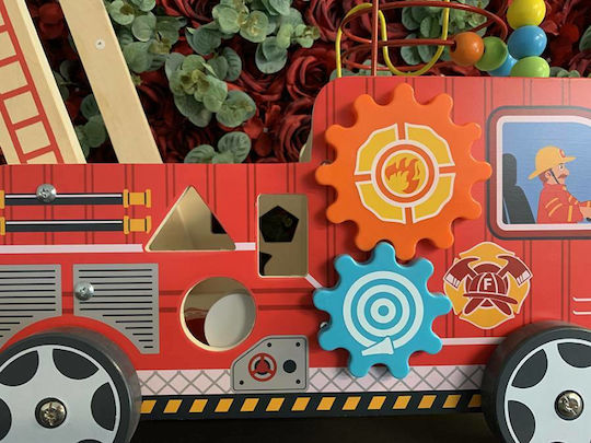 Ecotoys Fire Truck for 12+ Months Red