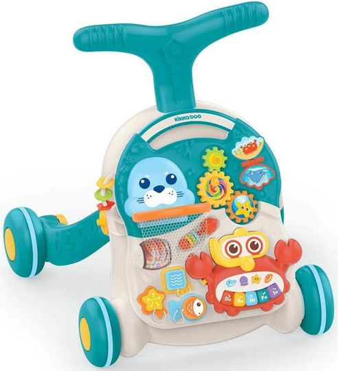 Kikka Boo Wobble Fun Baby Walker for 12++ Months 31005030068 Blue