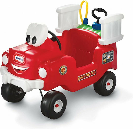 Little Tikes Spray & Rescue Fire Truck Lauflernhilfe Auto Ride On für 12++ Monate 616129 Rot