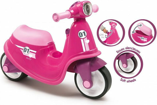 Smoby Pink Ride On Scooter for 18+ Months