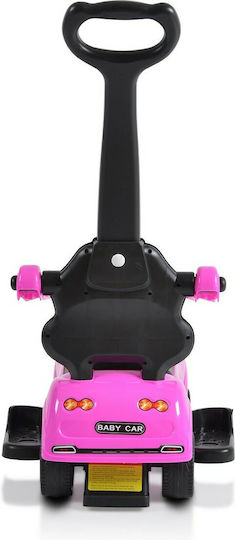 Moni Rider 308 Mașină Ride On Cu Mâner Pentru Părinți Pentru 12+ Luni Fuchsia