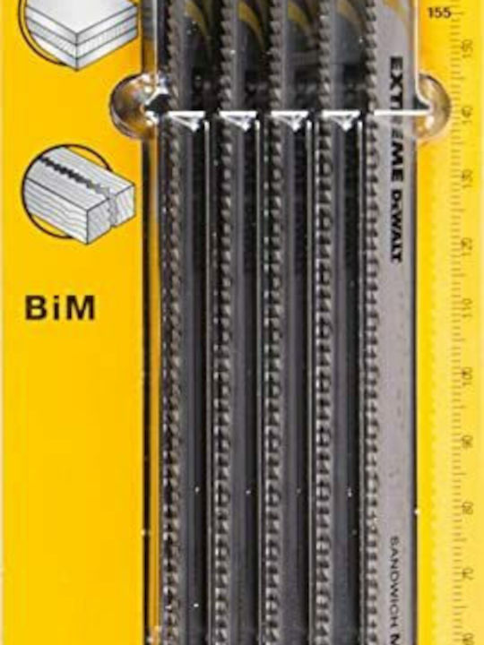 Dewalt Extreme Λάμες Sandwich Material για Μέταλλο 132mm 5τμχ