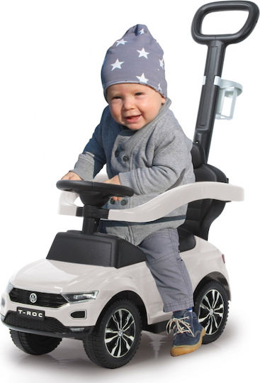 Jamara Push Car VW T Roc Проходилка Количка Ride On с Дръжка за 12++ Месеца 460463 Бяла