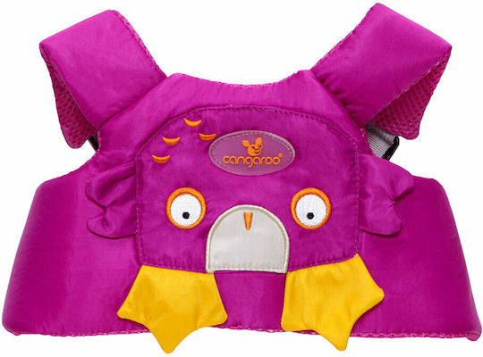 Cangaroo Owl Ζωάκι με Ιμάντα Στήριξης για 6+ μηνών Ροζ