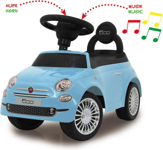 Jamara Push Fiat 500 Baby Lauflernhilfe Ride On für 12+ Monate Blau