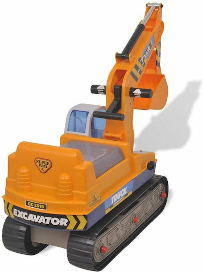 vidaXL Excavator Walking Car Ride On For 12+ Months Orange