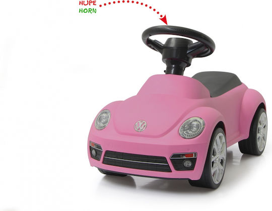 Jamara VW Beetle Αυτοκινητάκι Ride On για 12+ μηνών Ροζ