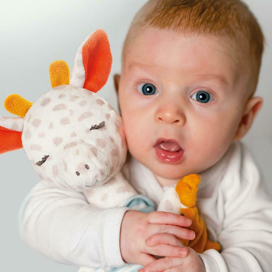 Fehn Sleep Toy Night Light Giraffe made of Fabric with Lights for 0++ Months