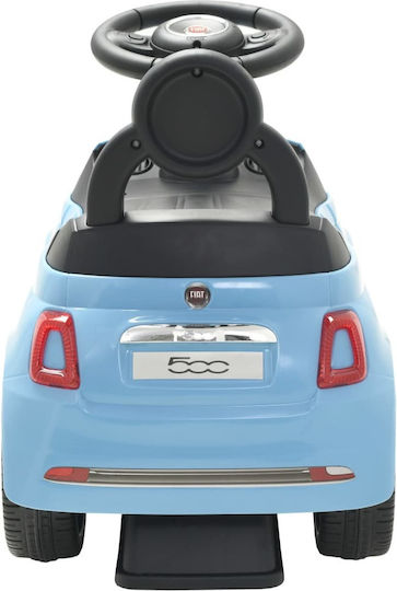 vidaXL Количка Fiat 500 Езда На За 12+ Месеца Синя