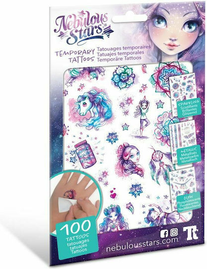 Nebulous Stars Temporary Tattoos Παιδικά Τατουάζ (Διάφορα Σχέδια)