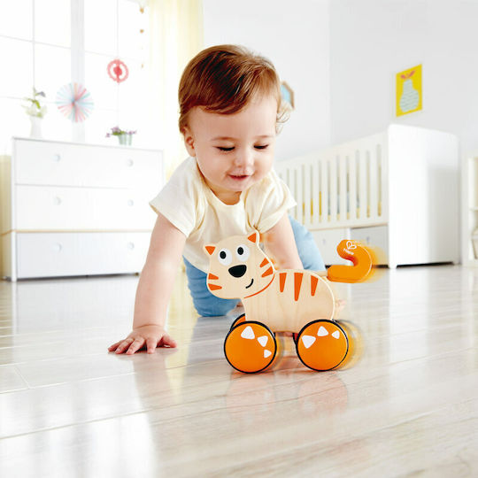 Hape Избутване насам-натам Dante Push and Go от дърво за 12++ месеца