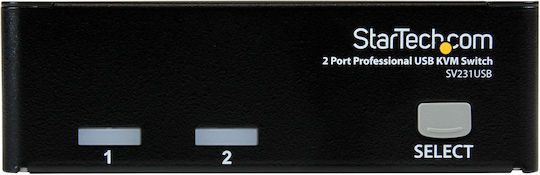 StarTech 2 Port Professional USB KVM Switch Kit with Cables