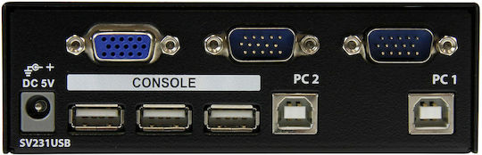 StarTech 2 Port Professional USB KVM Switch Kit with Cables