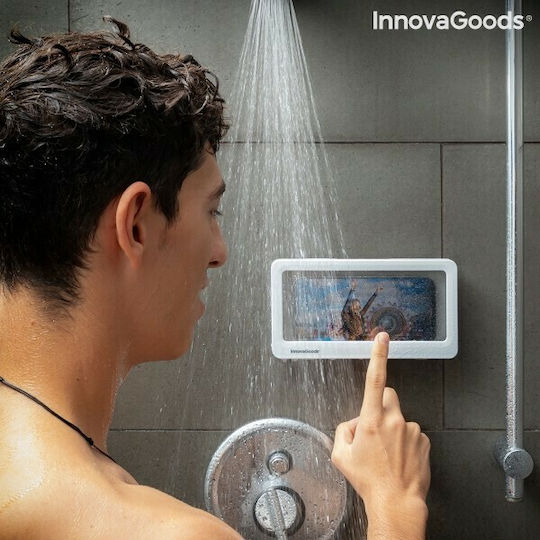 InnovaGoods Αδιάβροχη Θήκη Τοίχου Cashower για Smartphone σε Λευκό χρώμα