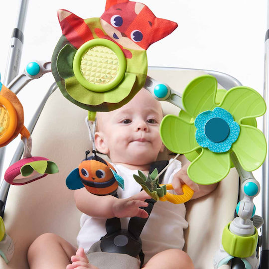 Tiny Love Bar Light Toy for Crib and Stroller with Teether and Mirror Sunny Take Along Arch for 0++ Months