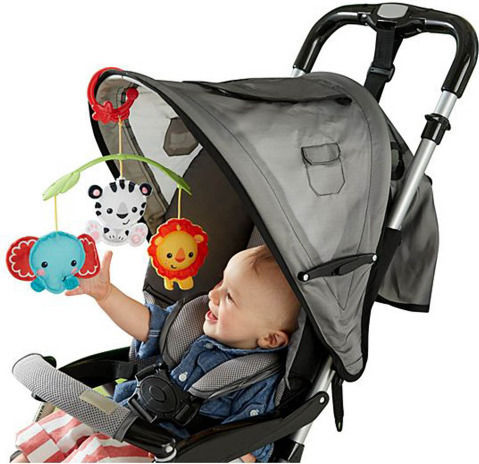 Fisher Price Мобиле Детско легло с музика и въртене Rain Forest за 0++ месеца