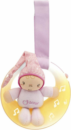 Chicco Pendant Toy for Car with Music Little Moon Goodnight for 0++ Months 02426-10