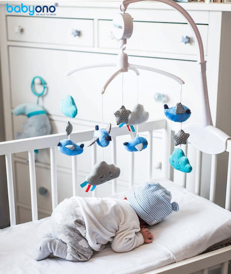 Babyono Mobile for Cot with Music Airplanes