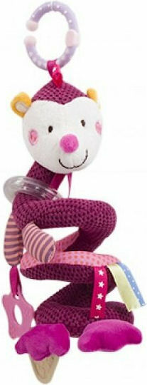 Kikka Boo Spiral Toy with Teether Hedgehog Vertical Pink 31201010062