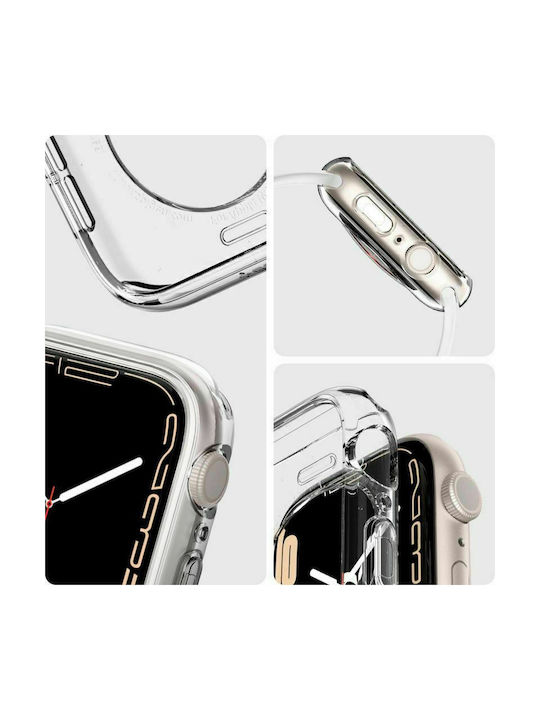 Spigen Liquid Crystal Силиконов Калъф Crystal Clear за Apple Watch 41 мм