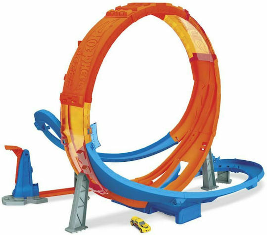 Hot Wheels Massive Loop Mayhem Strecke Set Maßstab 1:64 für 5+ Jahre