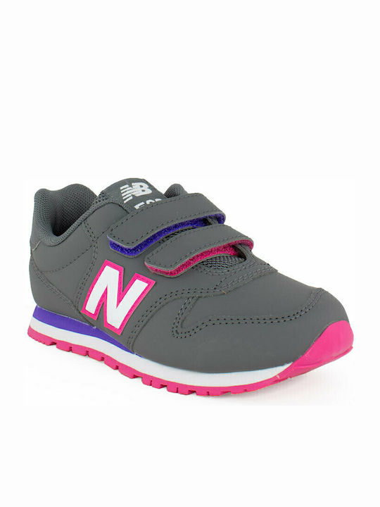 500 Classics Youth Kids Sneakers with Scratch Gray