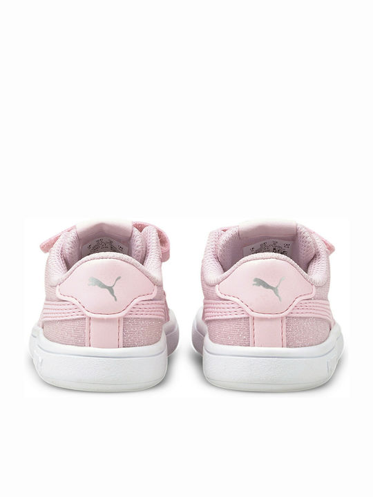 Smash Glitz Glam Παιδικά Sneakers με Σκρατς Ροζ